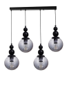 Opviq rippvalgusti 9054-6, must/hall