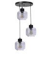 Opviq rippvalgusti 9061-3, must/hall