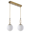 Asir ripplamp Morino 2, kuldne/valge