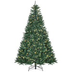 Kunstkuusk, 210 cm, 2154 oksa, l&auml;bim&otilde;&otilde;t 142 cm, LED-tuledega, roheline