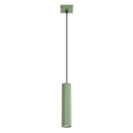 Sollux Lighting rippvalgusti Karbon 1, roheline