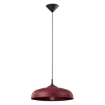 Sollux ripplamp Gina, tumepunane