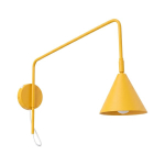 Sollux Lighting seinalamp Nox 1, kollane