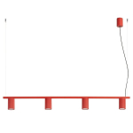 Sollux ripplamp Karbon 4, punane