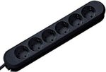 Bachmann Smart 6 pistikupesaga pikendusjuhe, 5m, must