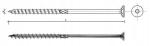 Ehituspuidukruvid Torx T30, kooniline pea, 6x200mm, 100 tk.