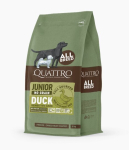 Quattro teraviljavaba k&otilde;ikide t&otilde;ugude noorte koerte toit pardiga, 3 kg