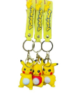 K&auml;ivitav Pikachu v&otilde;tmehoidja, kollane 3tk