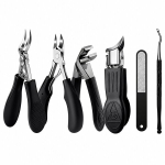Manik&uuml;&uuml;ri komplekt, must, 6 tk., Variantas 1