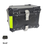 Mootorratta Kasti - OEM - 55L - Alumiiniumisulamist - Veekindel - Must