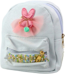Laste valge seljakott Bunny 2,5 m, 20 cm