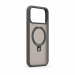 Evelatus Apple iPhone 18 Pro Max Shield Case With MagSafe & Stand Matte Ring Smoke Grey