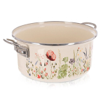 Pott kreemjas emailitud Orion Maki 26cm 5 L