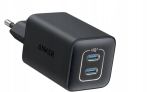 Anker 523 Nano 3 GaN 47W 2 x USB-C PD PIQ 3.0 universaallaadija, must