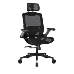 Kontoritool Speeder One, 68,5x53x117-131 cm, must