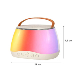 RGB-valgustusega karaoke-k&otilde;larikomplekt kahe USB-mikrofoniga