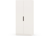 Riidekapp Mirtillo, 100x60x216 cm, valge