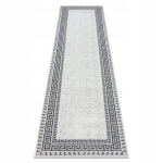 Stiilne hall 80x250 cm kreeka mustriga vaip