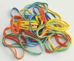 Q-connect kummipaelad X-bands, 50 mm, 200 g, v&auml;rvilised
