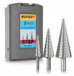 Smart365 koonuspuurid metallile, 3 tk.