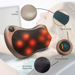 Fascial massager universaalne soojendusega rullmassaaži padi kaelale ja seljale &otilde;nnelikele inimestele