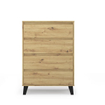 Kummut Mebelbos Borg 4s 70, 70x38,8x99,4 cm, pruun