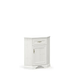 Kummut Mebelbos Irys 1d1s, 59x59x88,7 cm, valge