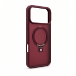 Evelatus Apple iPhone 18 Pro Max Shield Case With MagSafe & Stand Matte Ring Burgundy