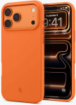 MagSafe Silikoonkaitse - SPIGEN - Silikoon Fit ACS11378 - iPhone 17 Pro Max 6.7" - Kosmiline Oranž - Mikrokiud