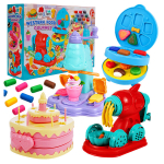 M&auml;nguvaha masinad r&ouml;stija j&auml;&auml;tisekohvik tort komplekt lastele 104 osa 4-in-1 Click4Toys