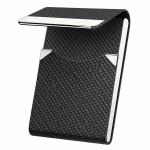 Visiitkaartide &uuml;mbris RFID-ga, must, magnetkinnitusega, 1 tk