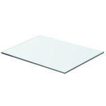 vidaXLi klaasist riiuliplaat 40 x 25 cm l&auml;bipaistev