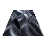 Vaip Plus Black 8008, 80x300 cm
