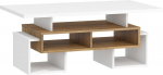 Kohvilaud Meblocross Rio S, tume tamm/valge v&auml;rv