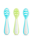 Lusikad imikutele Munchkin Gentle Dip, Sinine-Roheline, 4+ kuud, 3 tk