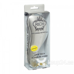 Antistaatiline juuksehari h&otilde;bedane RICH Satin Touch Detangling Brush Silver Sparkle