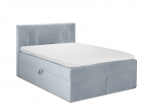Voodi Mazzini sofas Afra 140x200 cm, helesinine