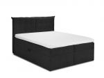 Voodi Mazzini Beds Echaveria 160x200 cm, must