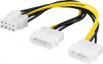 Deltaco SSI-62, 4-pin, 8-pin, 0.3m