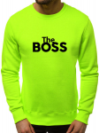 Meeste Dressipluus Boss, roheline XXL
