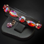 K&auml;ev&otilde;ru naistele DiamondSky &bdquo;Chic II (Light Siam Shimmer)&ldquo; Swarovski kristallidega