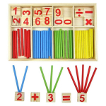 Puidust loenduskomplekt Montessori Wooden counting set