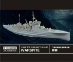 Liimitav mudel Academy 14105 QUEEN ELIZABETH CLASS H.M.S. WARSPITE 1/350