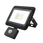 EUROLIGHT LED prožektor 20W koos liikumisanduriga, 1600lm, FL-20W-PIR-B-4N