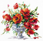 Tikkimiskomplekt Magic Needle "Red Poppies" 40-60