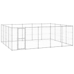 vidaXL koeraaedik, tsingitud teras, 24,2 m&sup2;