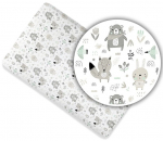 Voodilina My Baby kummiga, puuvillane, 120 x 60