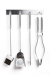 HANSA kaminat&ouml;&ouml;riistad, 100% roostevabast terasest k&auml;epidemed, 4-osaline seinariputus, roostevaba teras