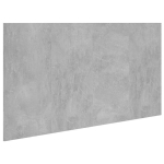 vidaXL voodipeats, betoonhall, 160 x 1,5 x 80 cm, tehispuit