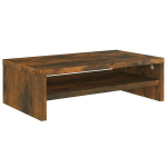 vidaXL monitorialus, suitsutatud tamm, 42 x 24 x 13 cm, tehispuit